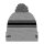 Bauer/New Era Striped Pom Pom - hellgrau/schwarz