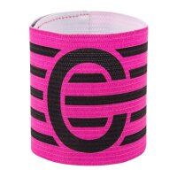 Kapitänsbinde einstellbar pink-schwarz