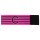 Kapitänsbinde einstellbar pink-schwarz