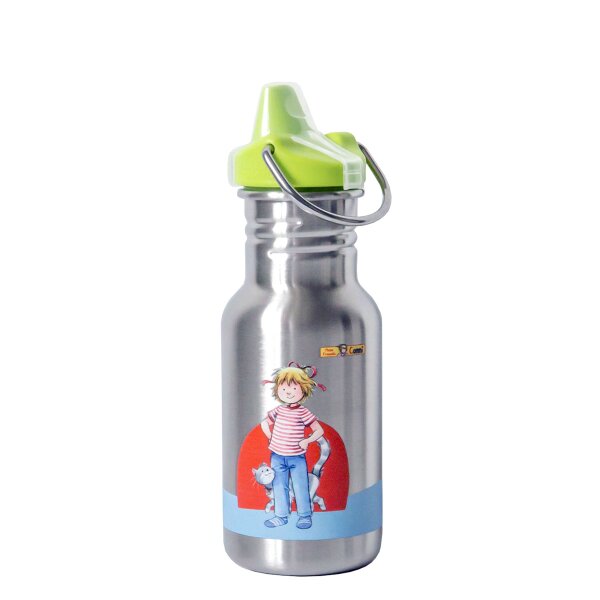 Edelstahl-Trinkflasche Kid Classic Conni mit Katze 355ml (Sippy Cap)