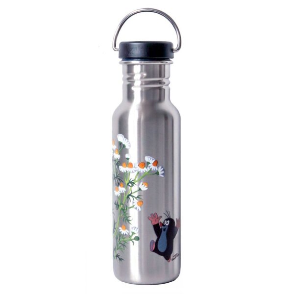 Edelstahl-Trinkflasche Classic Maulwurf Kamille 532ml (Loop Cap)