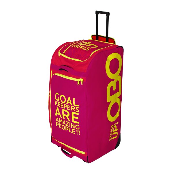 OBO Wheelie Stand Up Bag pink